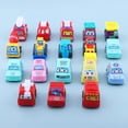 thumbnail image 6 of 6pcs Pull Back Car Friction Powered Car Toys Car Powered Toys Mini Truck Pull Back Cars Set for Boy Girl Gift, Fire Engine, 6 of 6