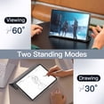 thumbnail image 6 of JETech Case for Samsung Galaxy Tab A8 10.5-Inch 2022 (SM-X200/X205/X207), Slim Translucent Back Tri-Fold Folio Stand Protective Tablet Cover, Auto Wake/Sleep (Dark Grey), 6 of 8
