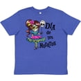 thumbnail image 3 of Inktastic DÃ­a De Los Muertos Girl with Skull Balloon Youth T-Shirt, 3 of 5