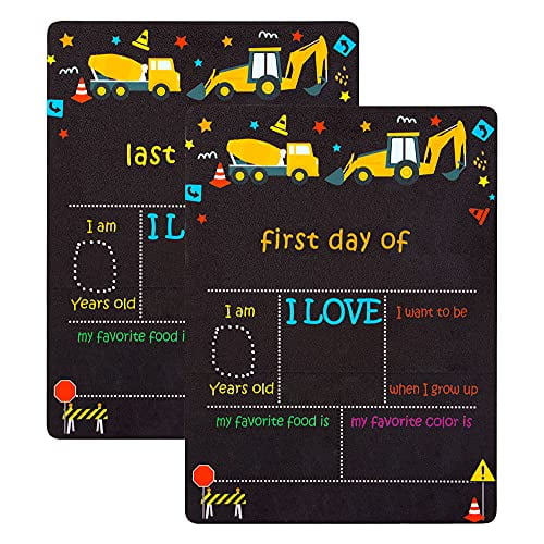 FLYAB First and Last Day of School Sign, 9' x 12' First Day of School Chalkboard