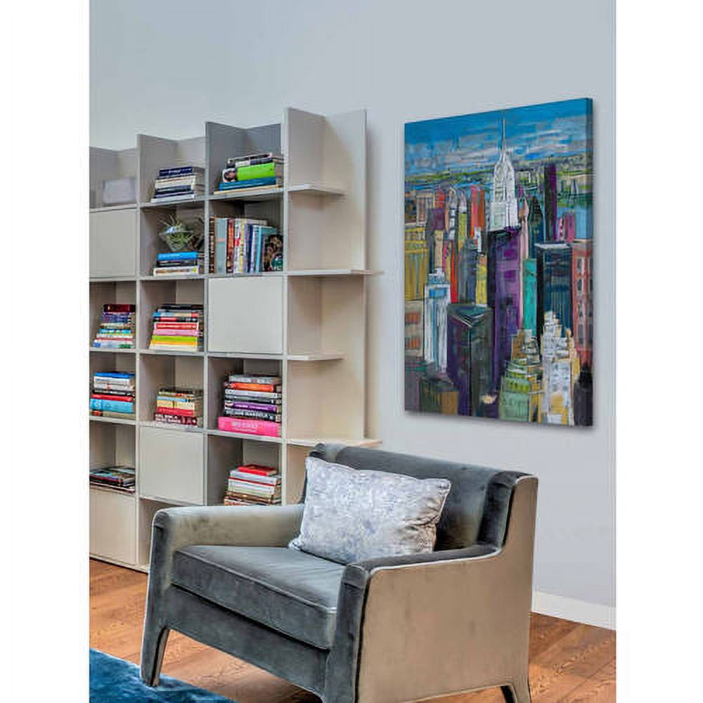 "Chrysler 7" Painting Print on Wrapped Canvas