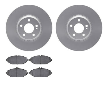 Dynamic Friction Company Front Geospec Brake Rotors with 5000 Advanced Brake Pads 4502-63191
