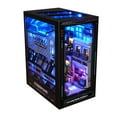 thumbnail image 2 of Sioweci DIY Book Nook Kit with Light Cyberpunk 3D Street View Model Miniature House Bookshelf Insert Decoration Future World Puzzle Building Dollhouse Kids Adults Girls Gift Blue, 2 of 13