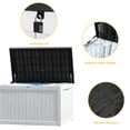 thumbnail image 5 of Dextrus 230 Gallon Outdoor Resin Deck Box, Weatherproof Storage, White, 5 of 6