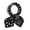 Dot Paisely Black, variant on Men Silk Scarves 100 Silk 21" x 21" Square Neck Scarf Breathable Lightweight Neckerchief Fashion
