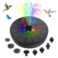 thumbnail image 1 of Amdohai Solar Powered Bird Bath Fountain Pump, 3W Solar Powered Water Fountains, 1 of 9