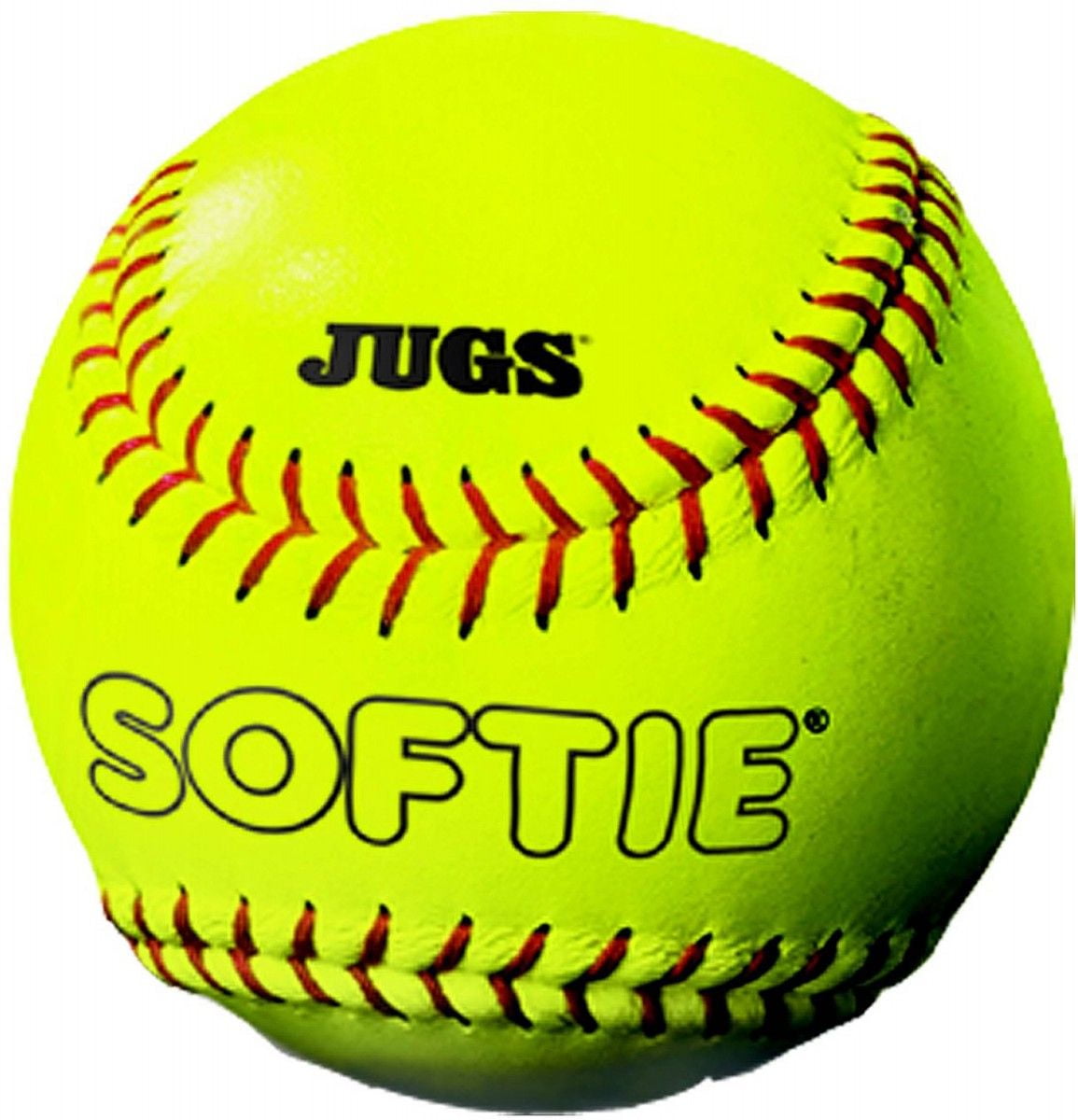(12 pack) JUGS 12" SOFTIE Fastpitch Leather Softball Training Balls