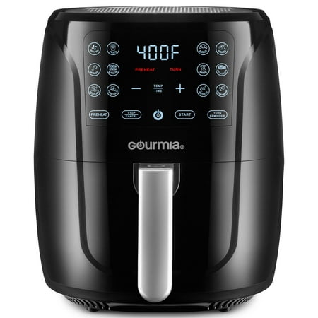 

Gourmia 6-Qt Digital Air Fryer with Guided Cooking Black GAF686