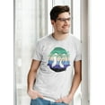 thumbnail image 2 of Penguin Couple W Pride Flag T-Shirt Men -Smartprints Designs, Male 3X-Large, 2 of 4
