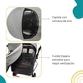 thumbnail image 5 of Carriola Reversible Plegable Ultra Ligera Tilo Con Sombrilla Ajustable| Ruedas con Freno y Amortiguación| Arnés 5 Puntos - Color Gris, 5 of 5