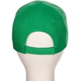 thumbnail image 3 of Sport Classic Baseball Hat Custom Referee Letters Structured Cap, Green Hat White Letters, 3 of 4