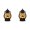 Black2, variant on 2Pcs Halloween LED Light Up Pumpkin Lantern Handheld Decor, Battery Operated Spooky Funny Expression Pumpkin Lamp for Indoor Outdoor Party and Trick-or-Treat Celebrations 3x4.7 Inch Black