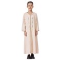 thumbnail image 4 of oqasdz Robe Fille Brodée Exquise Robe à Capuche pour Filles Élégante avec Dentelle Manches Longues Robe de Soirée avec Appliqué Floral, 4 of 6