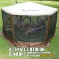 thumbnail image 5 of CLAM Quick-Set Gazebo Canopy Accessory Rain Fly Tarp (Tent Not Included), 5 of 11
