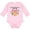 AD-Pink, variant on My Aunt and Uncle Love Me with Cute Kitten and Flowers Boys or Girls Long Sleeve Baby Bodysuit