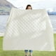 thumbnail image 3 of Manta Bedsure GentleSoft de Franela y Forro Polar Blanca para Cama Individual, 3 of 8