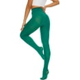 thumbnail image 4 of HSHDLDF Women's 80 Denier Tights Soft Opaque Solid Color Footed Pantyhose, 4 of 4