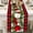 Color 3, variant on Christmas Table Runner Red Black Buffalo Check Plaid Snowflake Table Runner 13 x 72 Inch