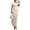 Beige, variant on CIENVNSTG Fashion Casual Solid-color Dress Party Dress Spring Summer Dress For Women