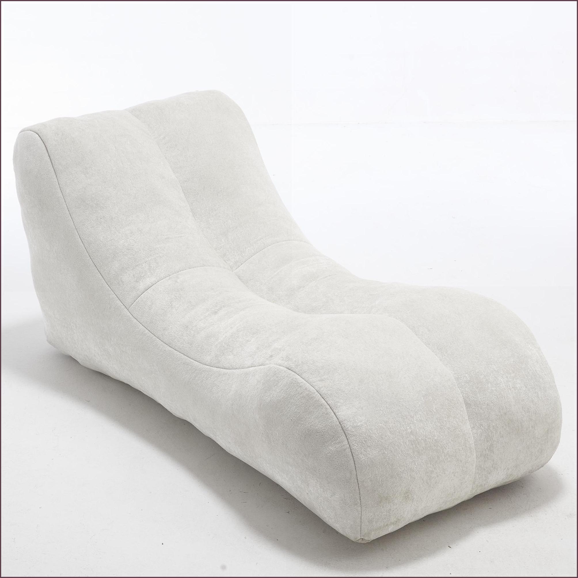 Adult Bean Bag Chair – Plush Foam, Curved Support for Gaming/Reading | Polyester | Curved