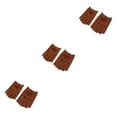 thumbnail image 2 of maskred Gants de Conduite Rétro en Cuir PU pour Hommes Sans Doigts Marron Bouton L 3ensemble, 2 of 6