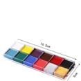 thumbnail image 3 of WIFKLSIIPG 12 Color Oil Based Face Paint High Saturation Body Art Pigments DIY Face Makeup, 3 of 8