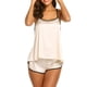 thumbnail image 4 of MKLEKYY conjunto de Camisola y Pantalones Cortos para Mujer, Ropa de Dormir, Lencería Sexy, Ropa Interior de Encaje de Moda Sexy, Pijamas, 4 of 4