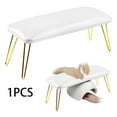 thumbnail image 6 of Gazechimp Manicure Hand Rest Non Slip Nail Hand Rest Stand Arm Rest for Nail Techs Use White and gold, 6 of 8