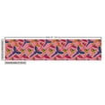 thumbnail image 3 of Ambesonne Bird Fabric by the Yard Upholstery, Tropical Parrots Long Tails, 10 Yards, Pastel Pink Multicolor, 3 of 5