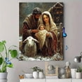 thumbnail image 4 of Qisvanset 12x16 Inch Nativity Scene Canvas Wall Art, Christmas Jesus Birth Religious Home Holiday Decor, 4 of 8