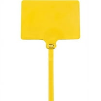 Office Depot® Brand Identification Cable Ties, 6", Yellow, Case Of 100