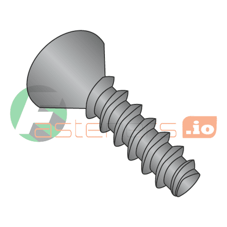 

#6 x 1/2 Thread Forming Screws 48-2 Trilobe / Phillips / Flat Head / Steel / Black Oxide (Quantity: 10 000 pcs)