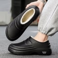 thumbnail image 4 of Zapatos Enfermería Forrada Cálida Engrosado Mocasines Anchos Chef Slipes Al Ligera para El La, 4 of 9