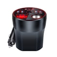 thumbnail image 1 of Intelligent Digital Display Car Mounted Cup Type Inverter Converter 12v24v Power Supply To Power Car 220v Multifunctional Socket Car Inverter, 1 of 9