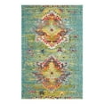 thumbnail image 3 of Unique Loom Vita Collection Area Rug - Chagall (4' 1" x 6' 1" Rectangle Turquoise/Cream), 3 of 7