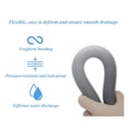 thumbnail image 6 of 10ft Washing Machine Drain Hose Extension Kit - Universal for Washer, Dishwasher & Dehumidifier, 7-Piece Set with U-Bracket, 4 Clamps & Adapter, 6 of 7