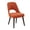 Orange/Dark Brown, variant on Gracie Mills Turner Set of 2 Refined Dining Side Chairs - GRACE-10665