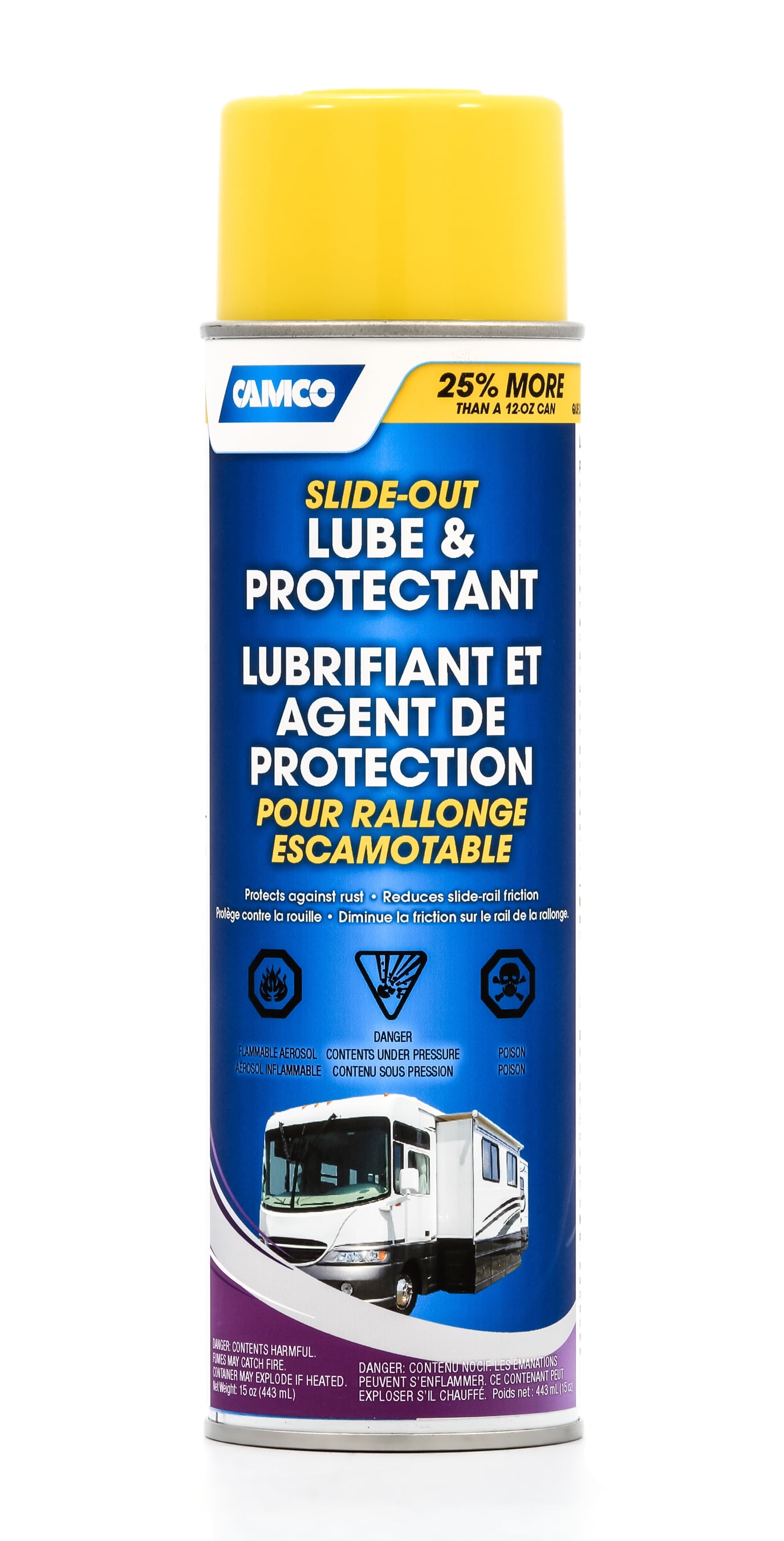 Camco 41104 Slide Out Lube For Smooth Operation of Slide Out; Dry Film