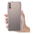 thumbnail image 4 of Funda para Moto E30 Kiosla Hybrid Clear Case Uso Rudo Tpu Color Transparente, 4 of 6