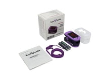 Zacurate Pro Series 500DL Fingertip Pulse Oximeter with Blood Oxygen Monitor, Silicone Cover, Batteries and Lanyard