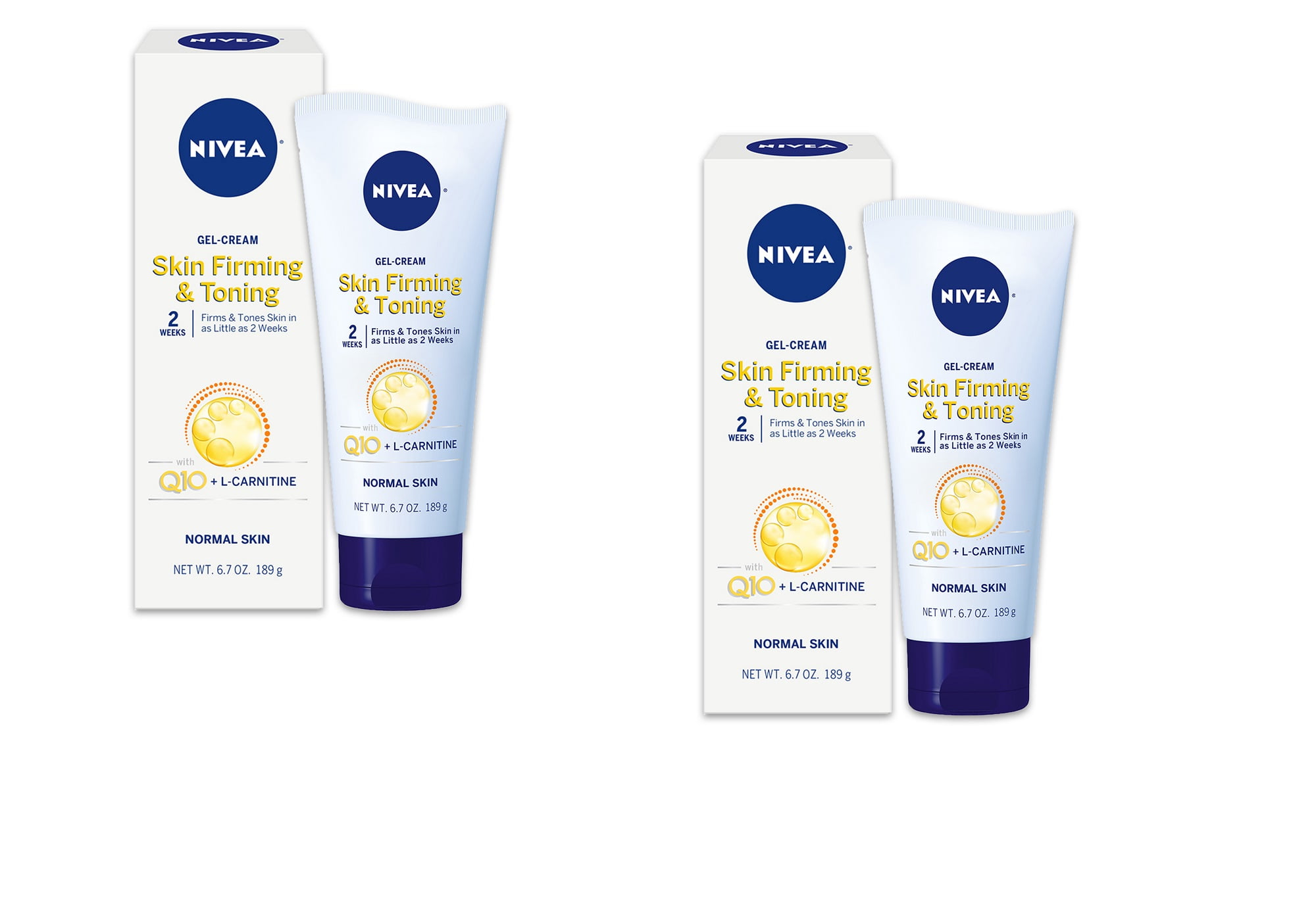 Nivea Skin Firming And Toning Gel Cream 67 Oz 2 Pack