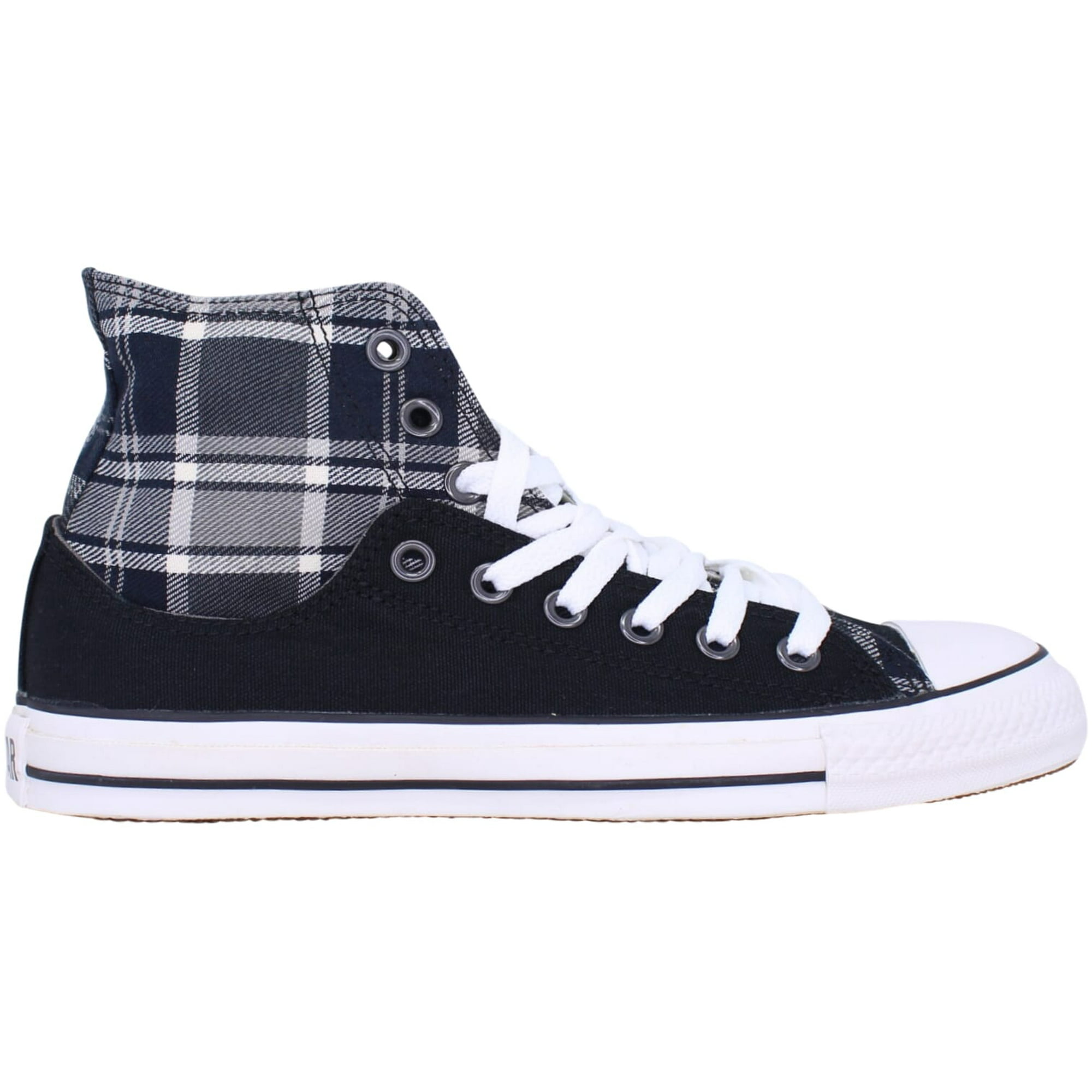 Converse Chuck Taylor Layer Up Plaid Hi Black White 111159 Men s Size 7.5 Medium Walmart