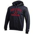 thumbnail image 2 of Men's Champion Black Ohio State Buckeyes Soccer Icon Powerblend Pullover Hoodie, 2 of 3