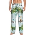 thumbnail image 5 of Mens Pajama Pants, Animals Riding Across The Sky Soft Sleep & Lounge Pants for Men, Cuteness Casual PJ Bottoms Pants with Pockets, 5 of 7