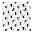 thumbnail image 3 of Ambesonne Cartoon Shower Curtain, Winged Fairies and Stars, 69"Wx75"L, White and Charcoal Grey, 3 of 5