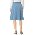 thumbnail image 3 of Allegra K Women's Pleated Retro Midi High Waist Skirt, 3 of 5