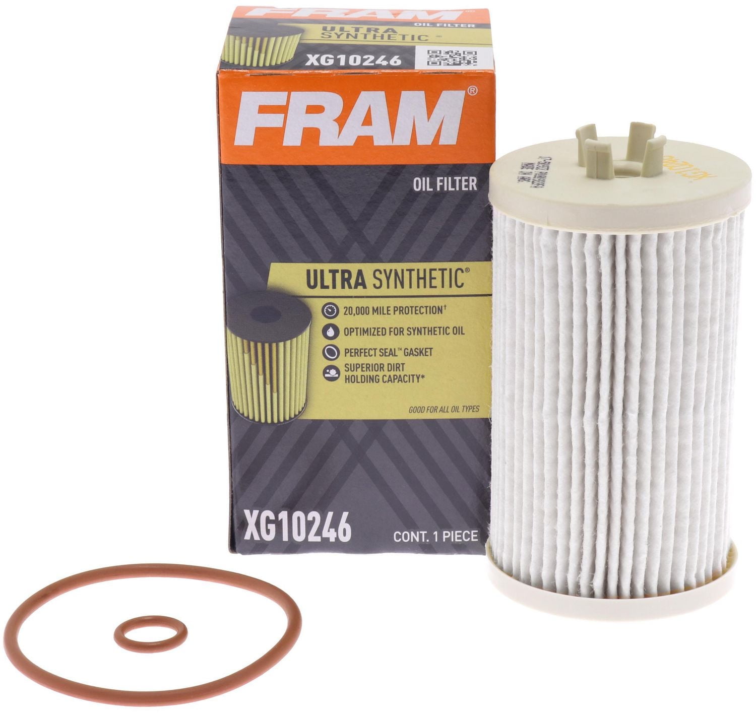 Filtre à huile moteur FRAM Ultra Synthetic XG10246 Intervalle de changement de 24000km