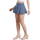 thumbnail image 4 of Falda Mini de Mezclilla Casual Plisada para Mujer INSPIRE CHIC Color Azul Cielo XS, 4 of 5