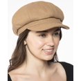 thumbnail image 1 of Nine West Wool Newsboy Hat, Beige, 22-1/2″, 1 of 1