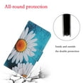 thumbnail image 6 of Allytechgroup for Samsung Galaxy S24+ Flip Case, Rich Pattern with Card Slots and Credict Slots Magnetic Clasp Soft Shockproof Leather Protective Case with Lanyard - Sunflower, 6 of 7